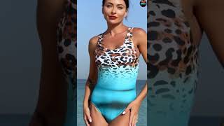 Tropical Print One Piece Swimsuit Secrets You Wont Believe [upl. by Larred16]