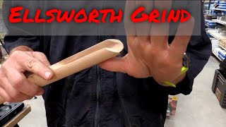 How to Make the quotEllsworth Grindquot on a bowl gouge using a Bench Grinder [upl. by Koball]