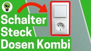 Lichtschalter Steckdose Anschließen ✅ ULTIMATIVE ANLEITUNG für Schalter mit Steckdosen Kombination [upl. by Onder]