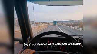 POV norwegian truck going from Tønsberg to Hamar no talking just driving [upl. by Kcirdez357]