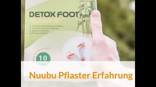 Nuubu Pflaster  Erfahrung Entgiftungspflaster Test Bewertung Kaufen Apotheke 2021 [upl. by Acirred]