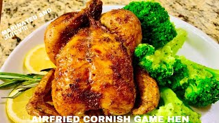 Airfryer Cornish Game Hen  Easy Recipe  Cook With Me  Tanny Cooks [upl. by Harvey108]