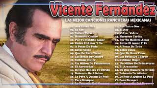 Vicente Fernández Mix Romanticas Viejitas Para Adoloridos  Las Mejores Canciones Rancheras Letra [upl. by Bunny]