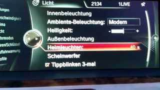 BMW 7er F01 LCI kein Tagfahrlicht im iDrive [upl. by Billat]