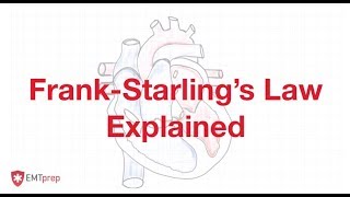 FrankStarlings Law Explained  EMTprepcom [upl. by Eet]