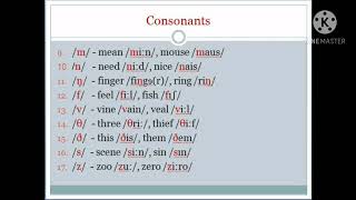 Phonetics Introduction to English Speech Sounds  Consonants [upl. by Anaek218]