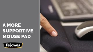 The Best Mouse Pad with Wrist RestFellowes Plush Touch [upl. by Yaker]