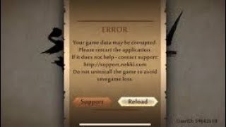 Shadow fight 2  how to fix reload problem  how to fix corrupted data  Vg shadow gaming [upl. by Ramhaj]