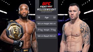 Leon Edwards vs Colby Covington Full Fight  UFC 5 Fight Night [upl. by Ettelimay]