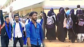 Dalit Students Stand in Support of Muslim Girls Over Karnataka Hijab Row [upl. by Ettennat199]