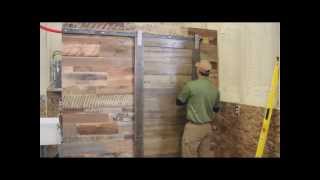 RLP heavy duty flat track barn door hardware installation instruction video [upl. by Anigar682]