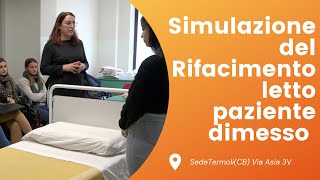 Corso OSS Terminus  Prova pratica Rifacimento del letto [upl. by Atteyram109]