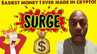 Surge  Easiest money ive made in crypto surge defi crypto dripx cryptocurrency gosurge [upl. by Dahle]