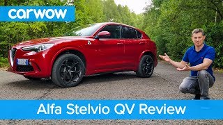 Alfa Stelvio Quadrifoglio 510hp review  see why it’s the ONLY fun SUV  carwow [upl. by Aehtela754]