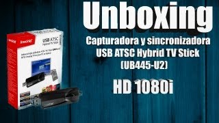 Unboxing Caputradora y Sincronizadora USB ATSC Hybrid TV UB445U2 HD  Kworld [upl. by Novyat]