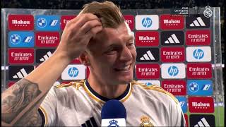 Emocionantes palabras de despedida de Kroos del Real Madrid [upl. by Alleusnoc921]