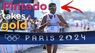 quotBrian Pintado Wins Historic Gold in Men’s 20km Race Walk at Paris 2024 Olympicsquot [upl. by Norred]