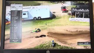 Loretta Lynn’s 250B Moto 1 Landen Gordon vs Landon Gibson motocross dirtbike [upl. by Durnan]