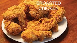 BROASTED CHICKEN RECIPEArabian broasted chicken amp broast powder recipe [upl. by Kcirrez]