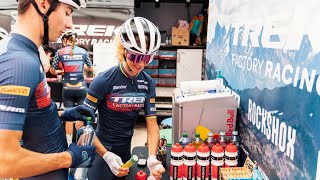 Behind The Scenes With Trek Factory Racing XC Team At The Mountain Bike World Series 2023 [upl. by Zakarias]