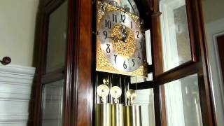 Herschede quotSheffieldquot Model 230 9Tube Grandfather Clock [upl. by Sheldon237]