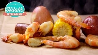 Shrimp Boil  Hilahs Texas Kitchen [upl. by Zenas]