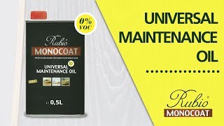 Rubio Monocoat Universal Maintenance Oil [upl. by Eliath740]