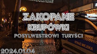 🔴Zakopane Krupówki ile turystów po Sylwestrze 20240104 ASMR [upl. by Maryl]