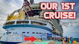 Royal Caribbean Oasis of The Seas Our First Cruise  Day 1Family Vlog [upl. by Cath725]