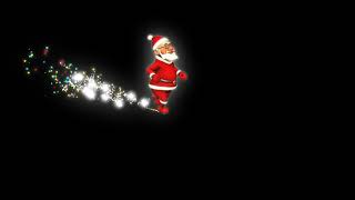 Santa Walk 4FOOTAGE [upl. by Nnednarb]