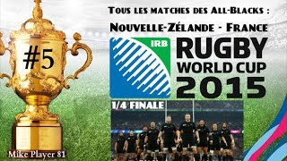 RUGBY WORLD CUP 2015  NouvelleZélande  France 14 Finale [upl. by Hercule]