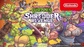 Teenage Mutant Ninja Turtles Shredder’s Revenge  Release Date Trailer  Nintendo Switch [upl. by Odrautse]