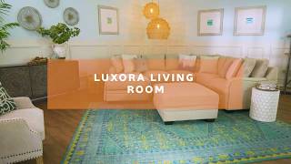 Ashley HomeStore  Luxora Living Room [upl. by Gravante387]