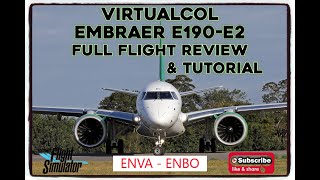 EMBRAER E190 FULL FLIGHTMSFS 2020MAYBE ASMR [upl. by Rinna753]