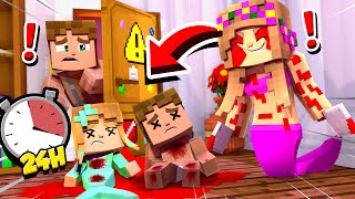 MARINA GARDE MES ENFANTS LA NUIT SUR MINECRAFT  😰 LA PIRE BABYSITTER MENACE MA FAMILLE DE MORT [upl. by Yam737]