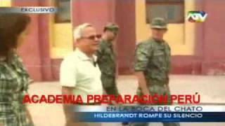 César Hildebrandt visita el Colegio Militar Leoncio Prado [upl. by Redienhcs]