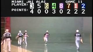 Miami JaiAlai Sierra BrothersGame point locked41716 [upl. by Three748]