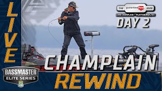 2021 Bassmaster LIVE at Champlain  DAY 2 FRIDAY [upl. by Flynn]