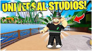 They Made UNIVERSAL STUDIOS In Roblox Lets Ride them ALL [upl. by Yzzik]