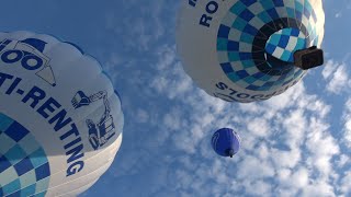 Luchtballonnen klaarmaken en opstijgen in stekene op 12 juni 2024  oost vl Belgium [upl. by Baron]