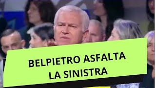 Belpietro Asfalta la Sinistra sul Tema dellImmigrazione [upl. by Pfeffer236]