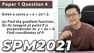 SPM SEBENAR 2021  Add Math Paper 1 Q4  Differentiation Pembezaan [upl. by Sherilyn711]