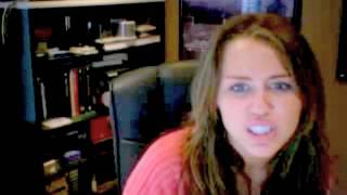 Miley Cyrus sings Michael Jackson Songs Live Chat 7509 [upl. by Ayotal]