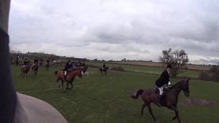 The Ledbury Hunt Underhill Farm 10th March 2017 [upl. by Buhler]