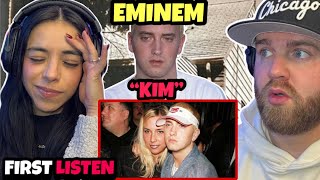 Did SLIM SHADY Scar Karen For Life EminemKimExplicitHQ FIRST TIME REACTION [upl. by Odlo]