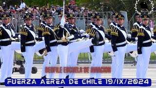 Parada Militar 2024 Desfile Escuela de Aviación Capitán Manuel Avalos Prado fyp desfile chile [upl. by Emmy242]