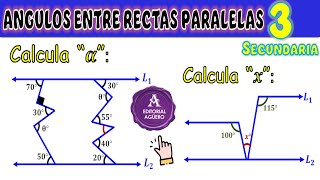 Rectas Paralelas  3ero de Secundaria Actividad Domiciliaria  Editorial Agüero [upl. by Knowling580]