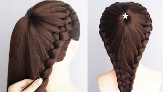 Modernist Hairstyle For Ladies – Unique Braided Hairstyle For Long Hair [upl. by Etam]