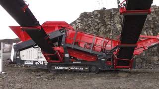 Sandvik QE241 Mobile scalper  Detailed view [upl. by Ainuj517]