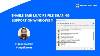 How to Enable SMB 10CIFS File Sharing Support on Windows 11 PC [upl. by Cardon]